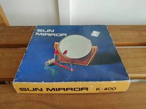 lot 239 image: Vintage Toy Sun Mirror