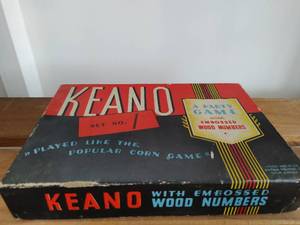 lot 241 image: Vintage Keano Party game