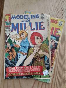 lot 242 image: Two Vintage Modeling With Millie Comics