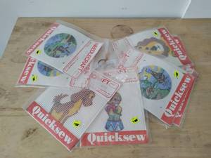 lot 94 image: Collection of Nine Quicksew Needlecraft Projects