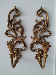 lot 123 image: Pair of Vintage Sconces by Syro Co