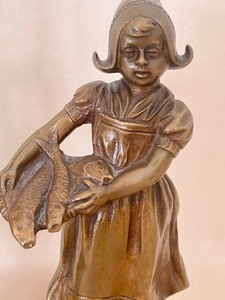 Pair of Otto Schmidt Bronze Figurines