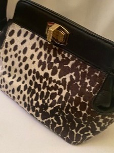 Vintage Ann Taylor Animal Print Handbag
