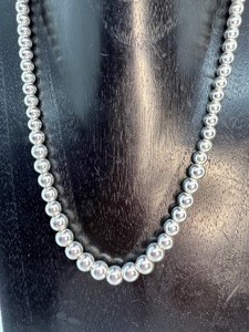 Ralph Lauren Silver Colored Beaded Necklace