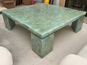 Large Painted Contemporary Coffee Table