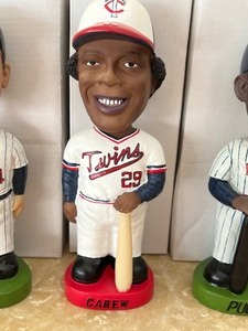 (3) Minnesota Twins Bobbleheads Puckett, Carew and Hrbek