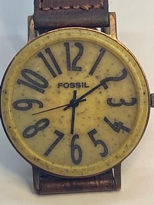 Fossil Brand Watch w Leather Band
