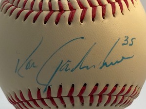 Signed Ron Gardenhire Baseball