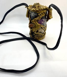 Amazing and Unique Artist Created Metal & Crystal Handbag from Fancy Nancy