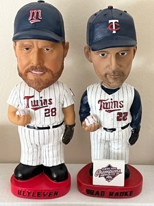 Four Minnesota Twins Bobbleheads