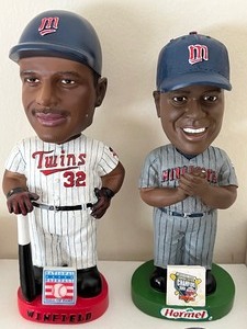 Four Minnesota Twins Bobbleheads Oliva, Killabrew, Winfield and Newman