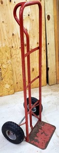 lot 33 image: Red 2-Wheeler Hand Truck