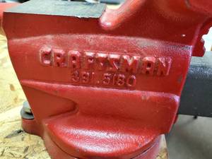 lot 23 image: Craftsman 3-12 Workbench Vise