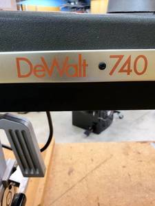 lot 24 image: DeWalt 740 10 Radial Arm Saw