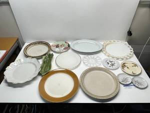 Assortment of Plates and Glassware