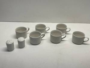 Garland Stoneware Coffee Mugs and Salt & Pepper Shakers