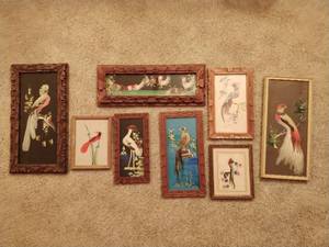 Collection Of Framed Bird Art