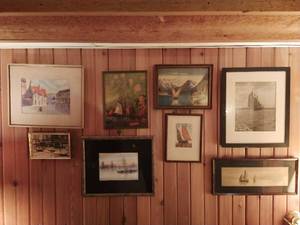 Collection Of Framed Costal Art