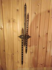 Vintage Bodo Clock Company Wood Sliding Calander