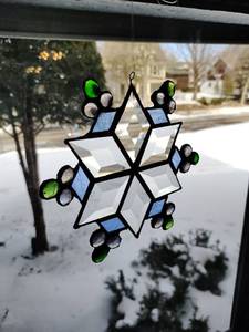 Stained Glass Snowflake