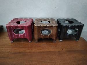 Three Vintage Candleholders