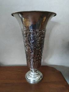 Large Metal Vase