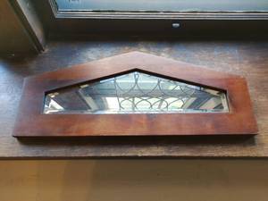 Antique Framed Mirror with Beveled Edge