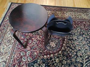 End Table and Magazine Rack