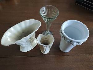 Four Vases Including Rum Rail
