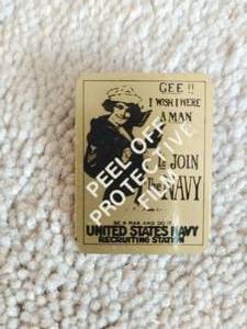 lot 63 image: Navy Recruiting Pin