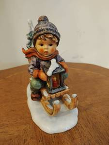 lot 12 image: Ride into Christmas Hummel by Goebel