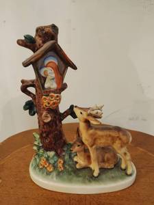 lot 22 image: Forest Shrine Hummel by Goebel