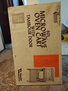 lot 327 image: Vintage Microwave Cart