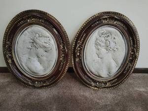 lot 337 image: Two Portrait Reliefs