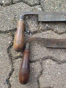 lot 504 image: Two Vintage Draw Knifes