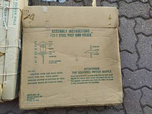 lot 515 image: Bird Feeder Parts And Accessories