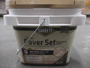 lot 523 image: Sakrete 40-lb Tan Polymeric Paver Sand.