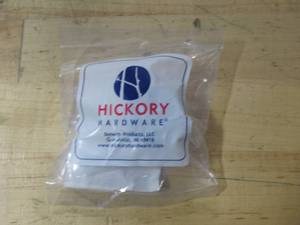 lot 803 image: 24 Pack Hickory Hardware American Diner 1-38 in. Black Nickel Cabinet Knob Model P2142-BLN