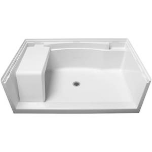 lot 412 image: STERLING Accord 36 in. x 60 in. Single Threshold Shower Base Model 72291100-0