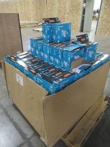 lot 232 image: Pallet of EcoSmart 65-Watt Equivalent Daylight 6 in. GU24 White Integrated LED Recessed Trim DL-N24A10FR2-50.