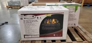 lot 132 image: Pleasant Hearth - Southern Oak 19.75 in. Vent-Free Dual Fuel Gas Fireplace Logs (Open Box)