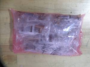 lot 817 image: 22 Pack Liberty 3 Drum Champagne Bronze Cabinet Pull ModelP33754C-CZ-CP