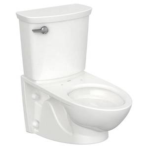 lot 240 image: American Standard Glenwall VorMax 1.28 GPF Single Flush Toilet with Left Hand Trip Lever Model 2882107.020 (Seat And Tank Not Included) - Bowl Only.