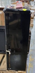 lot 160 image: 3-5 Gal. HotRoomCold Temperature Bottom Load Water Cooler Dispenser w Kettle FeatureFaucet in Stainless SteelBlack (Cosmetic damage)