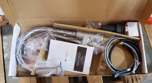 lot 165 image: Paulina Single-Handle Pull-Down Sprayer Kitchen Faucet with TurboSpray, FastMount and Soap Dispenser in Stainless Steel (Open box, may be missing hardware)