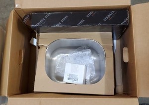 lot 169 image: IPT Sink Company Undermount Stainless Steel 15 in. 18-Gauge Bar Sink in Brushed Stainless with Gooseneck Kitchen Faucet IPTSBSP805 (Open box)