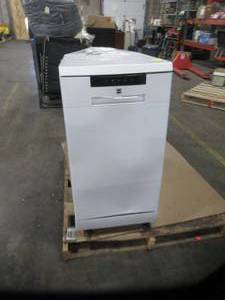 lot 247 image: RCA 120-volt Electronic Portable Dishwasher with 3-Cycles Model RDW1809-B-WHITE Scratch & Dent