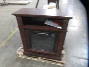 lot 252 image: Stylewell Albury 31 in. Freestanding Compact Infrared Electric Fireplace in Cherry Model 18-927-93