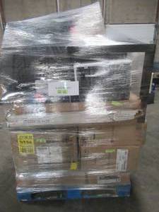 lot 304 image: MIXED PALLET (Approximately 40 Pieces) OF LIGHTING, HOME DECOR, ELECTRONICS AND MORE