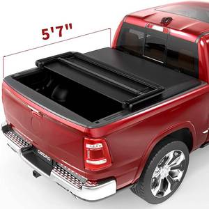 lot 431 image: oEdRo Soft Tri-Fold Truck Bed Tonneau Cover Compatible with 2009-2022 Dodge Ram 1500 ModelOETETC-1000-VC01
